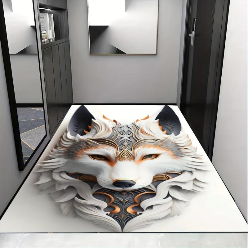Absorbent Diatom Mud Floor Mat for Bathroom Kitchen Living Room - Fall & Hallowe