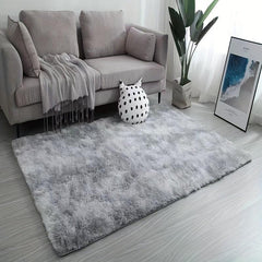 Tie Dye Plush Fabric Floor Mat Area Rug Home Decor
