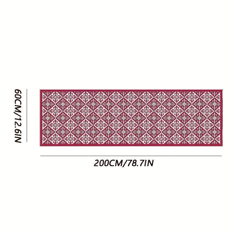 Crystal Velvet Short Hair Rug Morocco Long Corridor Rug Bedroom Bedside Rug