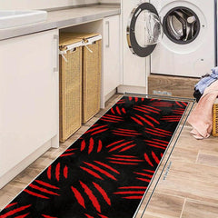 Non Slip 2'X10' Runner Rug for Hall Living Room, Machine Washable Stair Carpet