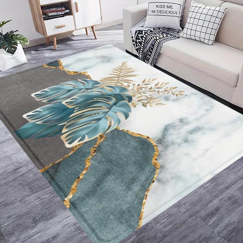 Non slip Floral Geometric Area Rugs Modern Soft Area Rugs