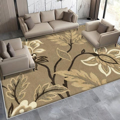 Distressed Floral Area Rug Anti Slip Waterproof Easy to Maintain