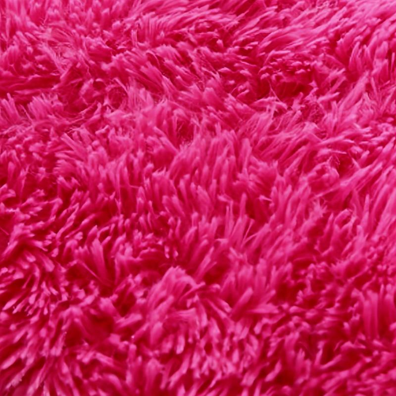 Soft Fluffy Shaggy Area Rug Furry Plush Carpets Living Room Bedroom Mat