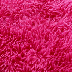 Soft Fluffy Shaggy Area Rug Furry Plush Carpets Living Room Bedroom Mat