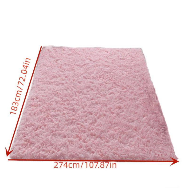 Pink Fluffy Rug Soft Shaggy Area Rug Indoor Floor Rugs For Kids Room
