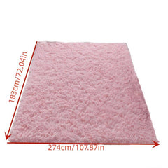 Pink Fluffy Rug Soft Shaggy Area Rug Indoor Floor Rugs For Kids Room