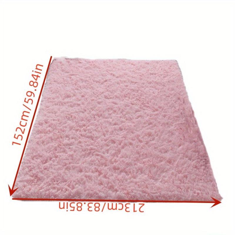 Pink Fluffy Rug Soft Shaggy Area Rug Indoor Floor Rugs For Kids Room
