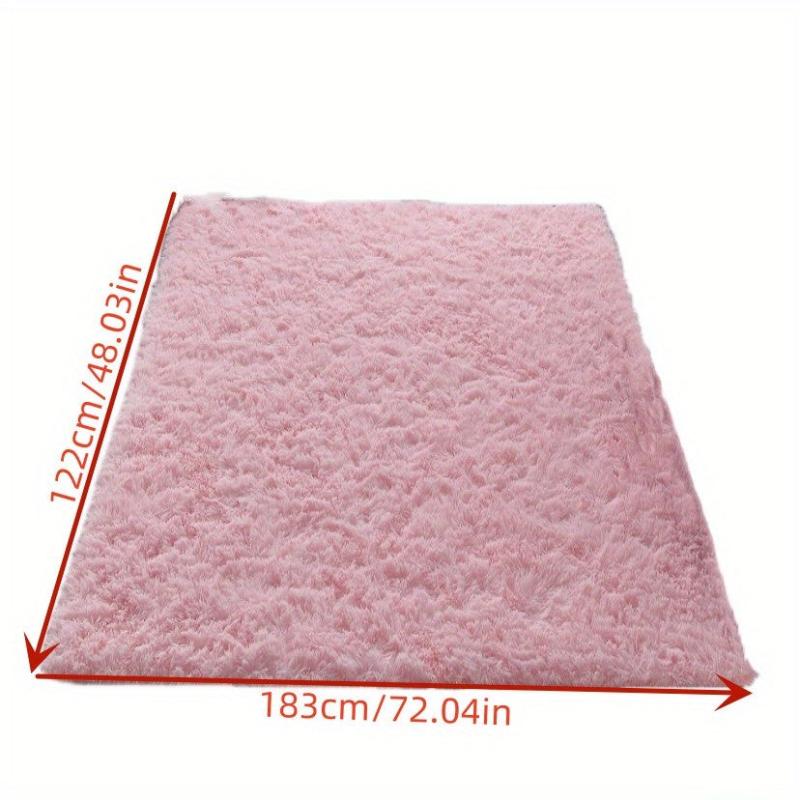 Pink Fluffy Rug Soft Shaggy Area Rug Indoor Floor Rugs For Kids Room