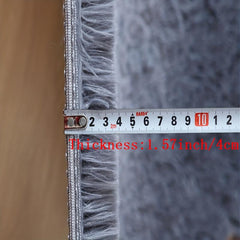 Rose Plush Rug Soft Area Rug For Bedroom Fluffy Rug Living Room Shaggy Rug