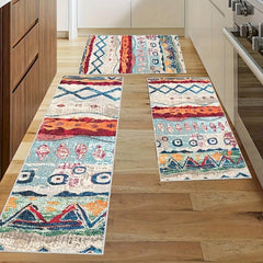 Soft Moroccan Floor Mat Kitchen Rug Non slip Machine Washable Carpet