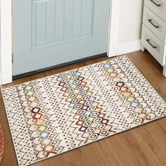 Bohemain Tribal Area Rug Moroccan Non Shedding Living Room Entryway Hallway