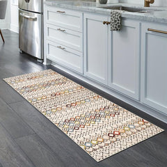 Bohemain Tribal Area Rug Moroccan Non Shedding Living Room Entryway Hallway