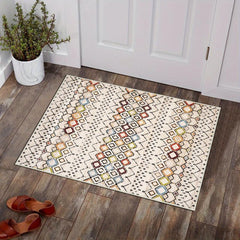 Bohemain Tribal Area Rug Moroccan Non Shedding Living Room Entryway Hallway