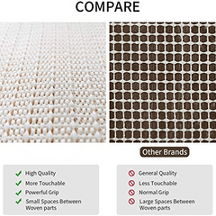 Non Slip Area Rug Pad Strong Grip Carpet Pad for Area Rugs & Hardwood Floors