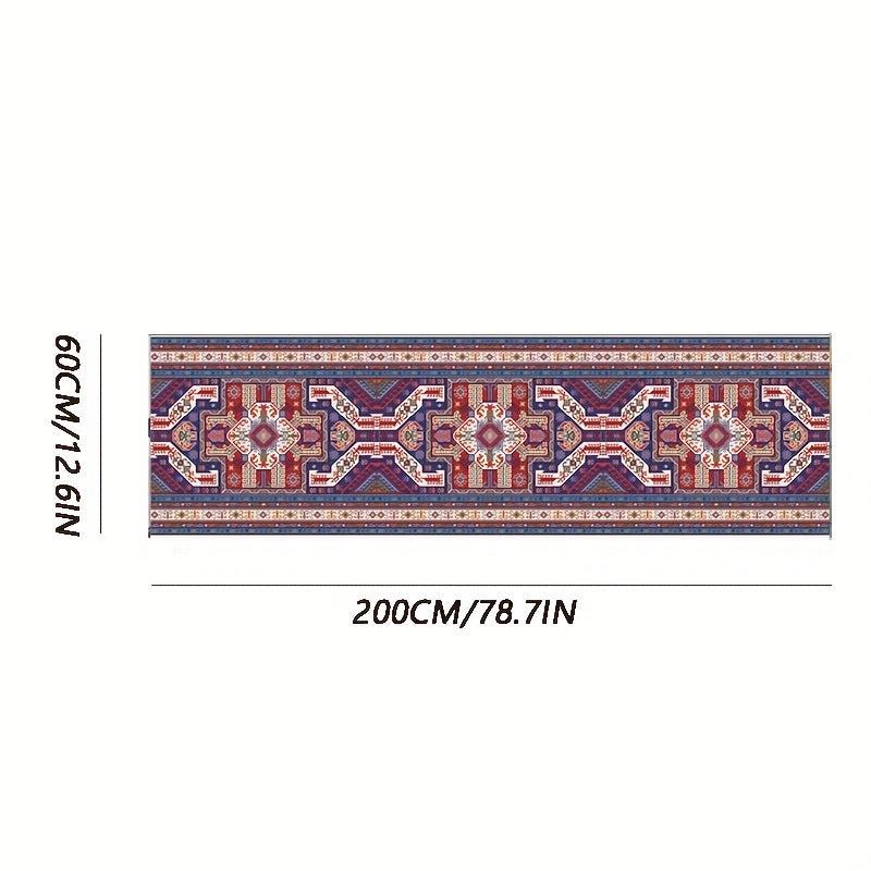 Vintage Moroccan Hallway Rug Extra Long American Style Living Room Rug