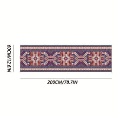 Vintage Moroccan Hallway Rug Extra Long American Style Living Room Rug