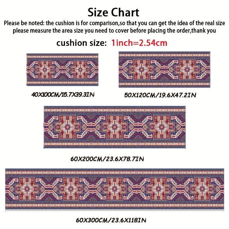 Vintage Moroccan Hallway Rug Extra Long American Style Living Room Rug