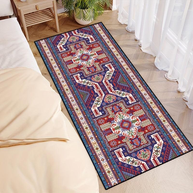 Vintage Moroccan Hallway Rug Extra Long American Style Living Room Rug