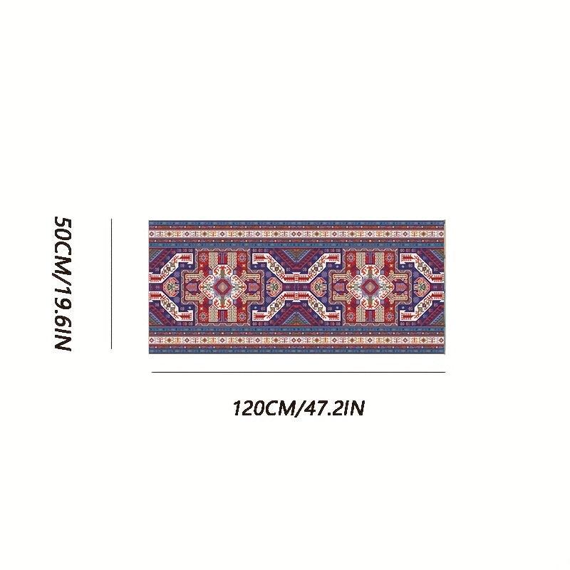 Vintage Moroccan Hallway Rug Extra Long American Style Living Room Rug