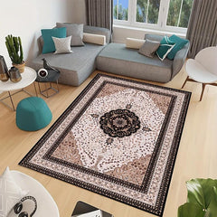Modern Purple Large Carpet Anti Slip Waterproof Easy to Clean