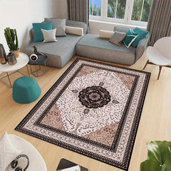 Modern Purple Large Carpet Anti Slip Waterproof Easy to Clean
