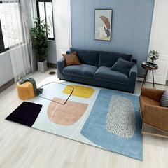Modern Crystal Velvet Rug Soft Non Slip Floor Mat Machine Washable