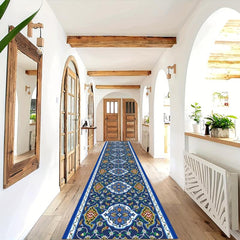 Bohemian Non Slip Runner Rug Washable Carpet for Hallways