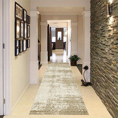 Stylish Vintage Boho Runner Rug Non Slip Non Shedding Waterproof Stain Resistant