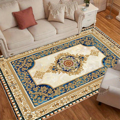 Traditional Yellow Rug Diamond Trellis Boho Living Area Rug