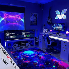 3D Gaming Area Rug Machine Washable Living Room Gamepad Carpet