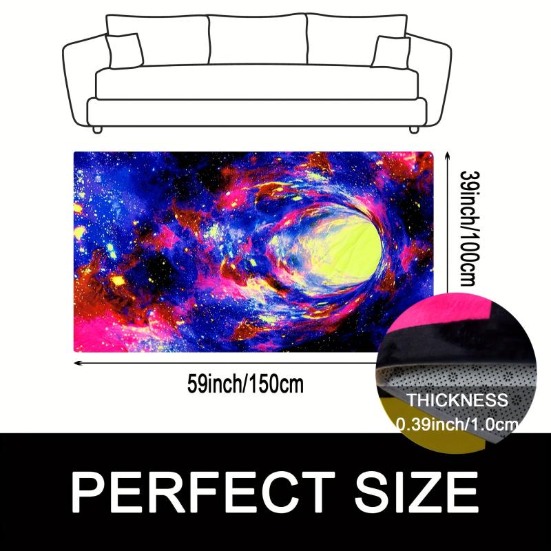 3D Gaming Area Rug Machine Washable Living Room Gamepad Carpet