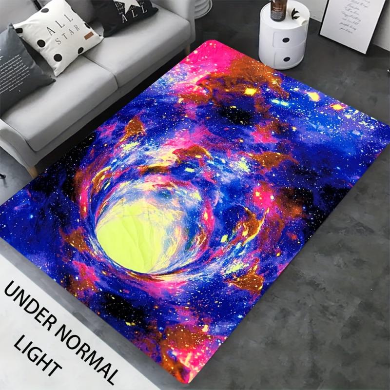 3D Gaming Area Rug Machine Washable Living Room Gamepad Carpet