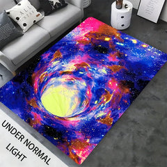3D Gaming Area Rug Machine Washable Living Room Gamepad Carpet