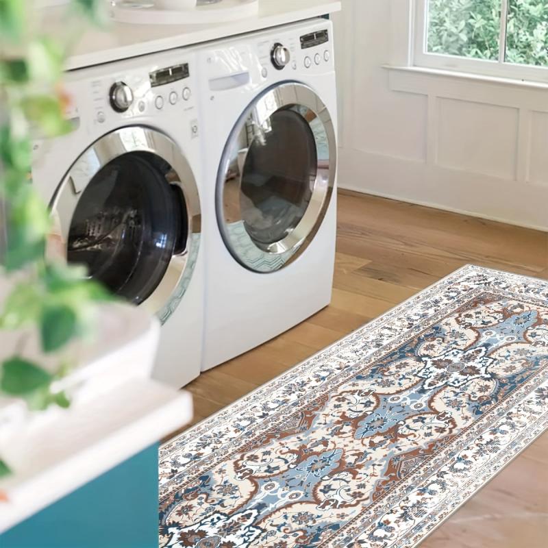 Soft Non-Slip Kitchen Runner Rug Washable Non Shedding