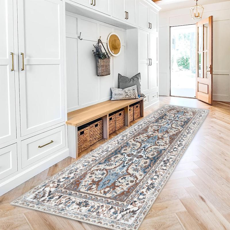 Soft Non-Slip Kitchen Runner Rug Washable Non Shedding