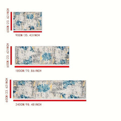 Abstract Boho Runner Rug Soft Non Slip Machine Washable Stair Carpet Runner