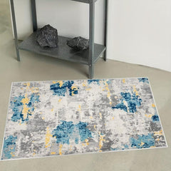 Abstract Boho Runner Rug Soft Non Slip Machine Washable Stair Carpet Runner