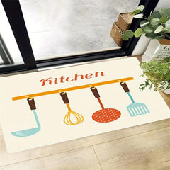 Soft Cushioned Anti Fatigue Kitchen Mat Waterproof Memory Foam Runner Rug