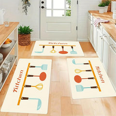Soft Cushioned Anti Fatigue Kitchen Mat Waterproof Memory Foam Runner Rug