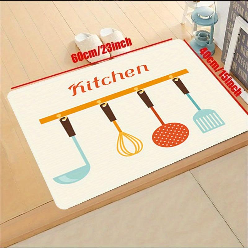 Soft Cushioned Anti Fatigue Kitchen Mat Waterproof Memory Foam Runner Rug