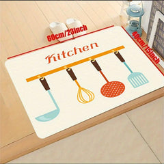 Soft Cushioned Anti Fatigue Kitchen Mat Waterproof Memory Foam Runner Rug