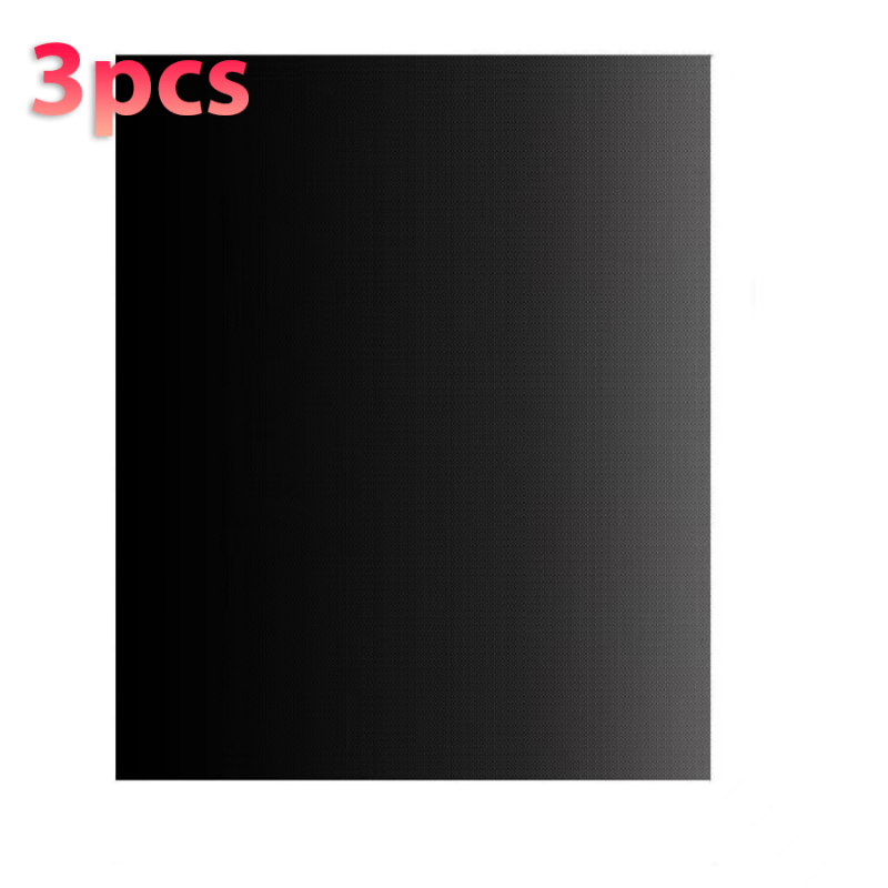 3pcs BBQ Grill Mat Set Non-Stick Barbecue Tools Heat Resistant