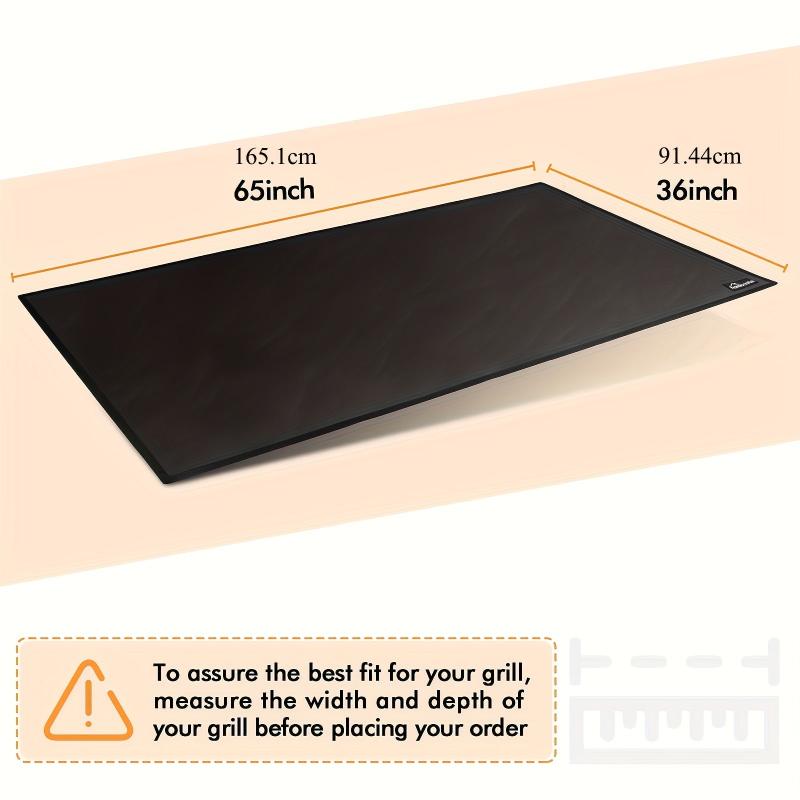 Fireproof Grill Pad for Outdoor Use 91x165 cm