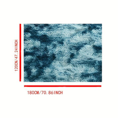 Soft Plush Rug Modern Living Room Decor 47x24in