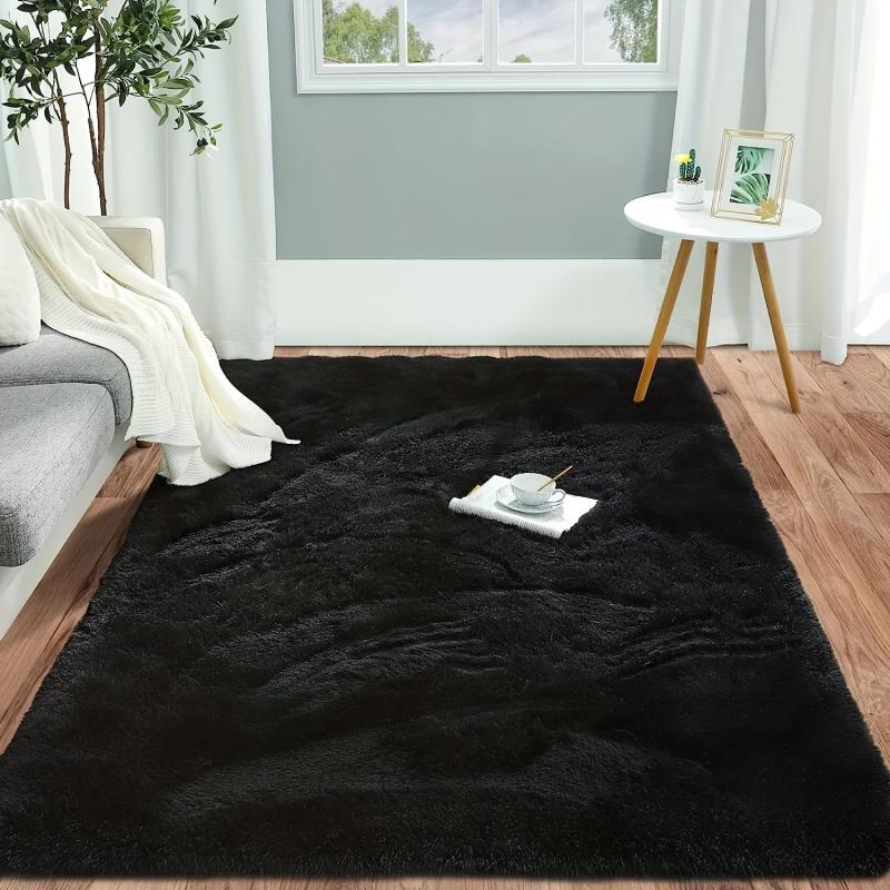 Soft Plush Rug Non Slip Quick Drying Washable