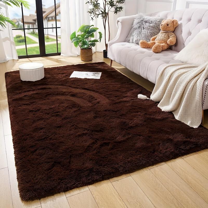 Soft Plush Rug Non Slip Quick Drying Washable