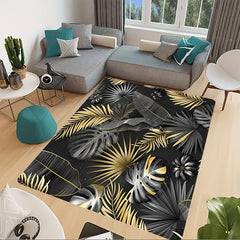 Hawaiian Leaf Bathroom Rug Kitchen Floor Mat Bath Mat Outdoor Rug