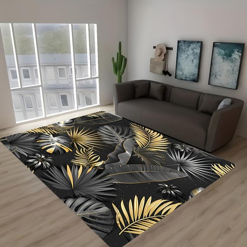 Hawaiian Leaf Bathroom Rug Kitchen Floor Mat Bath Mat Outdoor Rug