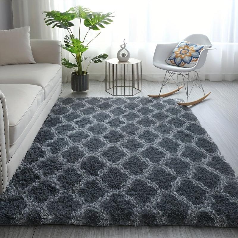 Soft Shaggy Rug 3.93x5.25 Feet Bedroom Living Room Nursery Durable Fuzzy