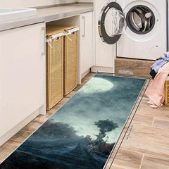 Anti Slip Polyester Kitchen Mat Laundry Floor Mat Entrance Doormat